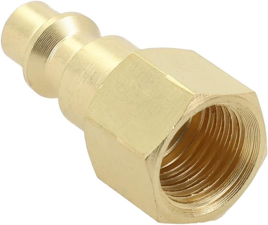 ya 14 9.20 baidi 1/4 NPT Air Line Hose Compressor Connectors Brass Female Quick Release Fitting-1