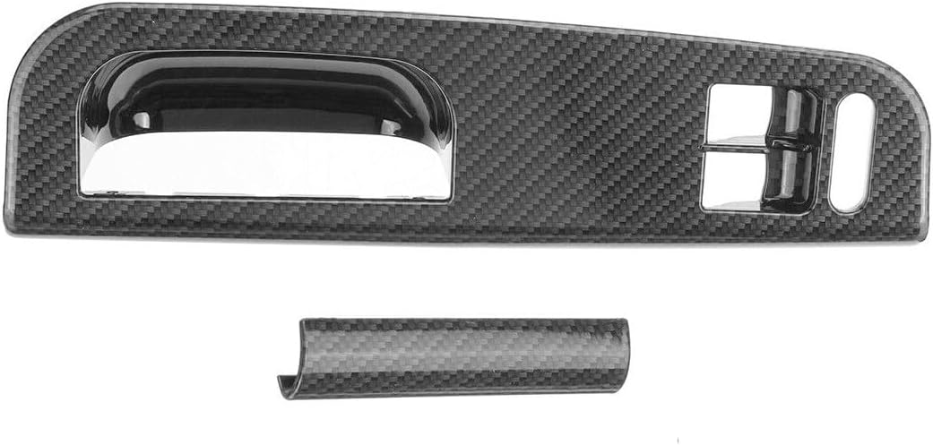 ya 9 10.24 Carbon Fiber Door Handle Bezel Inside Driver's Side Handle for VW for Golf