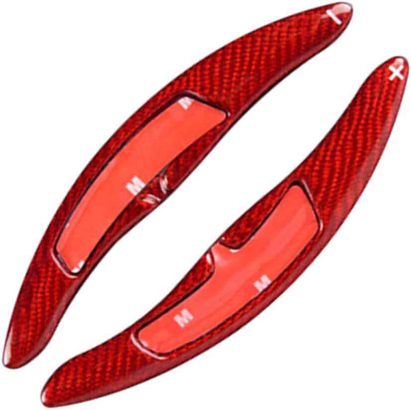 ya 5 8.24 baidi Red Carbon Fiber Steering Wheel Paddle Shifter Extension for Porsche for PANAMERA
