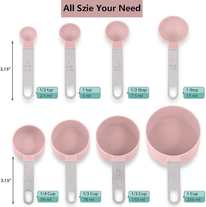 ya 14 9.20 baidi Kitchen Tools Measuring C 4 Measuring C 4 Measuring Spoons 1/2 Tsp-1