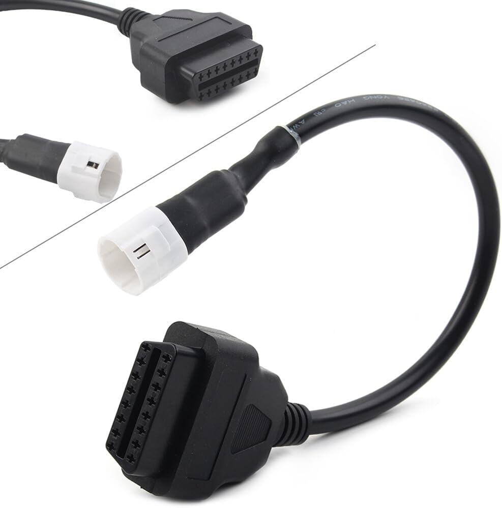 ya 4 8.14 3Pin to 16Pin OBD2 Diagnostic Scanner Adapter Cable for Yamaha YZF-R125 MT-125