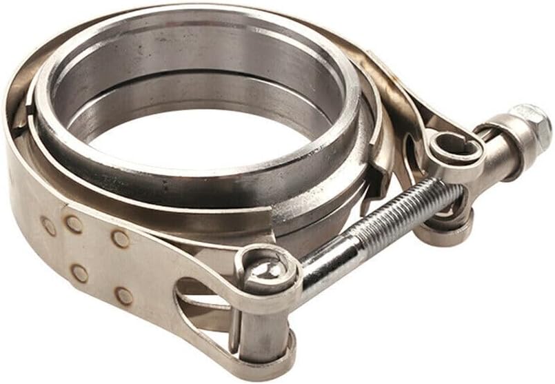 ya 4 8.14 3 Self Aligning Male/Female V-Band Vband Clamp CNC Stainless Steel Flange Kit