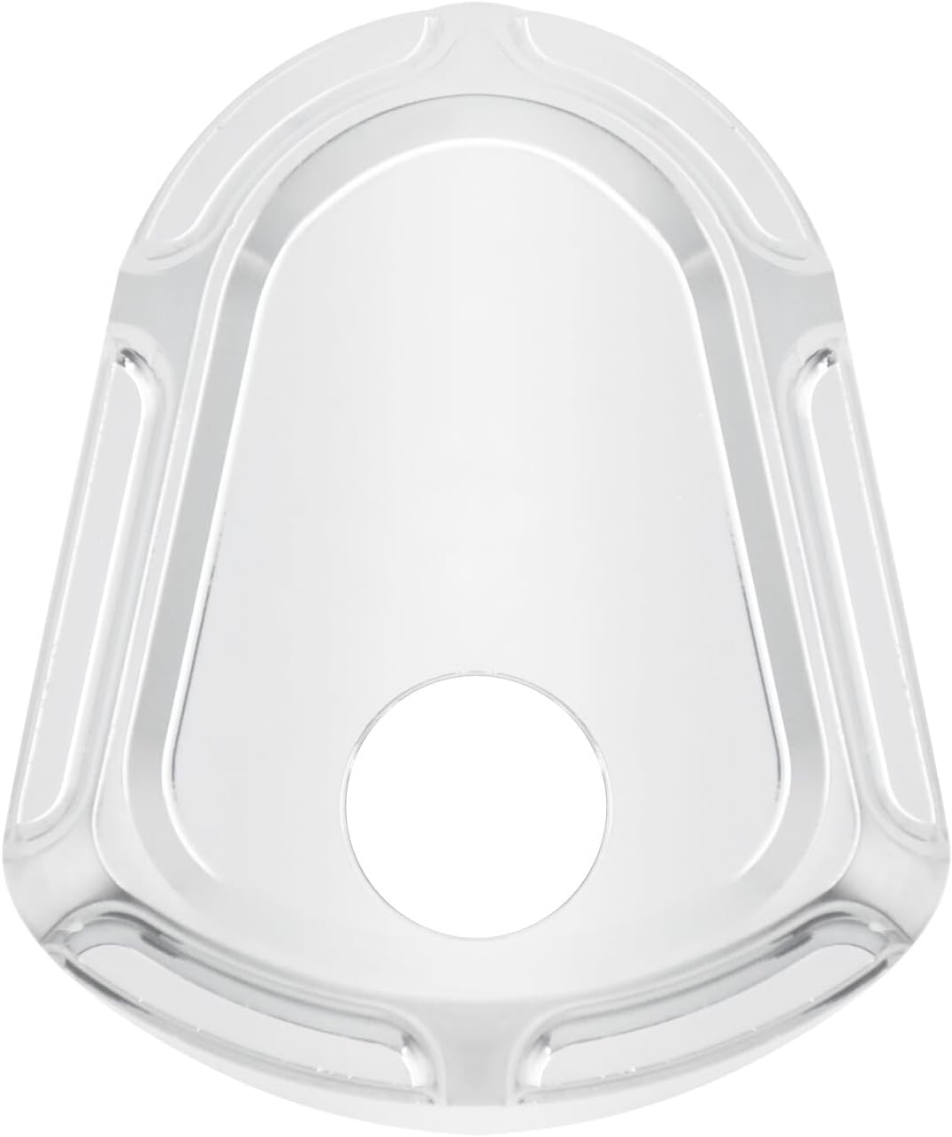 ya 4 8.14 Chrome Ignition Switch Cover Fit for Harley Electra Road Street Glide 2007-2013