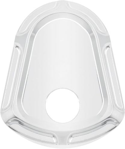 ya 4 8.14 Chrome Ignition Switch Cover Fit for Harley Electra Road Street Glide 2007-2013