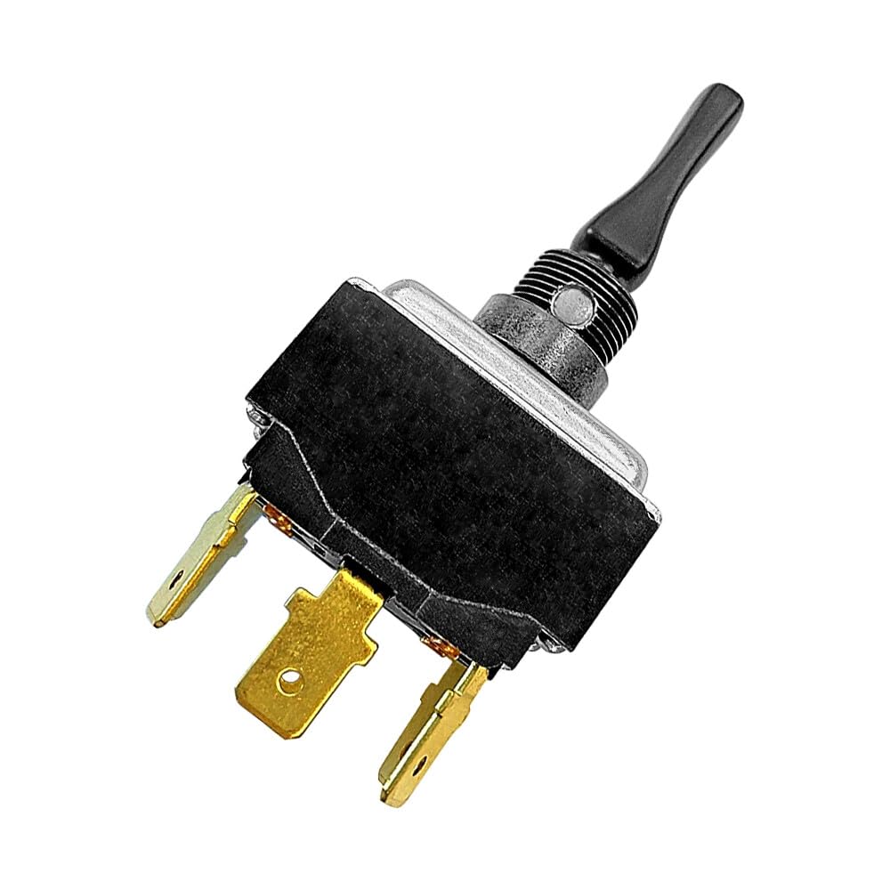ya 13 9.15 baidi for Kenworth K301-317 K301317 Momentary Toggle Switch 6-Pin Metal Black Replaces