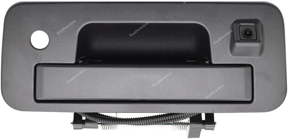 ya 9 10.24 Black Fits 2013-2015 for Nissan Titan Tailgate Handle with Camera #90606-9FM1A