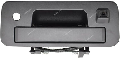 ya 9 10.24 Black Fits 2013-2015 for Nissan Titan Tailgate Handle with Camera #90606-9FM1A