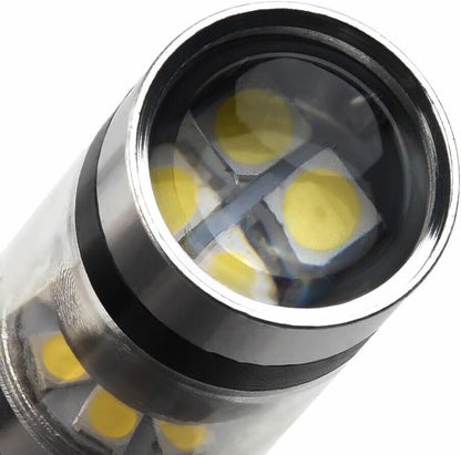 ya 4 8.8 Headlight H1 100W LED White 12-24V 20-SMD 6000K Projector Driving DRL Bulb 