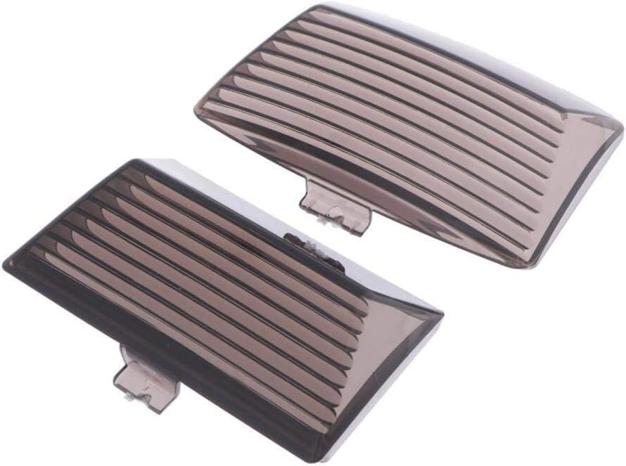 ya 23 10.7 baidi Front & Rear Fender Tip Light Smoke Lens Cover for Harley-Davidson Electra Glide