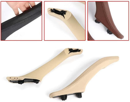 ya 4 8.24 baidi Suitable for BMW 5 Series F10/11/18 Right Inner Door Oyster Leather Handle Assembly 