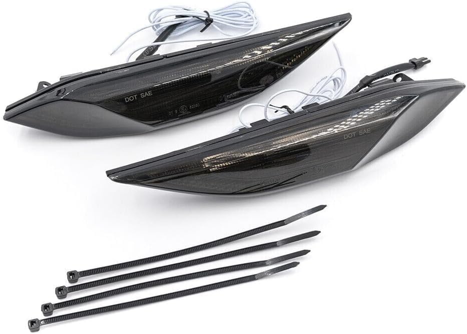 ya 14 9.20 zhengce Smoke LED Side Marker Lights Turn Signal Lights for 2011-2014 for Porsche-1