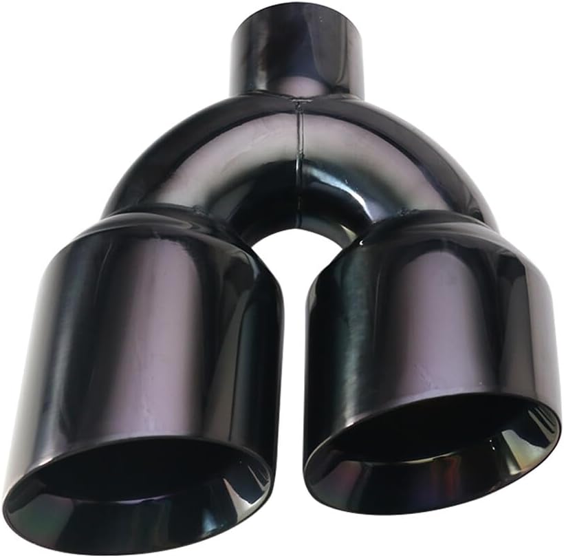 ya 14 9.20 zhengce Dual 4.0 Quad Style Gloss Black Tips Fits for Dodge for Challenger 2008-202-1
