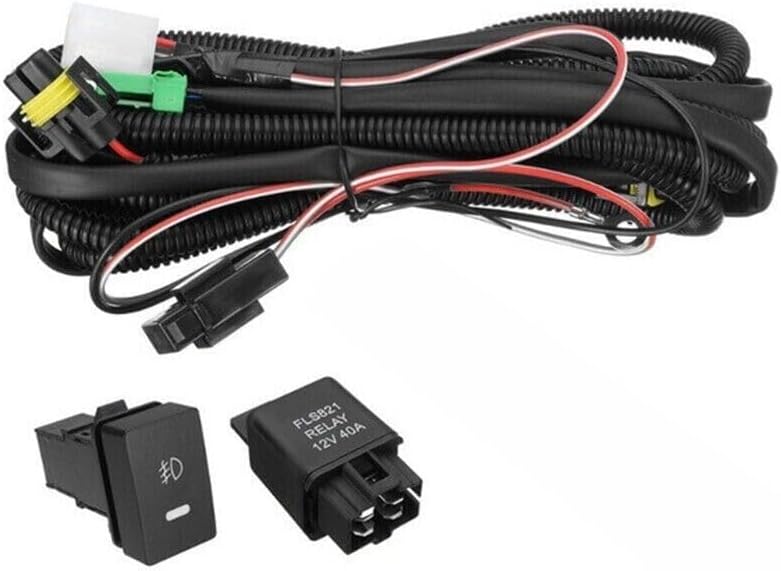 ya 2 8.15 LED fog light with bumper switch wiring harness and wire kit suitable for Honda Civic 2004-2005