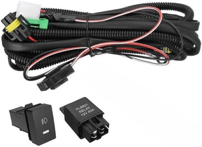ya 2 8.15 LED fog light with bumper switch wiring harness and wire kit suitable for Honda Civic 2004-2005