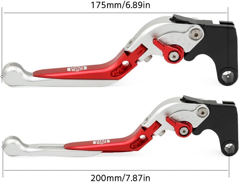 ya 4 8.24 baidi Adjustable Folding Extendable Clutch Brake Lever Kit for Yamaha XSR900 2016-2021