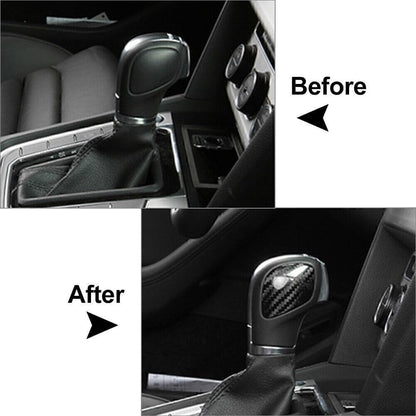 ya 4 8.14 for VW for VW for Golf MK7 CC Carbon Fiber Car Shift Knob Badge Emblem Cover