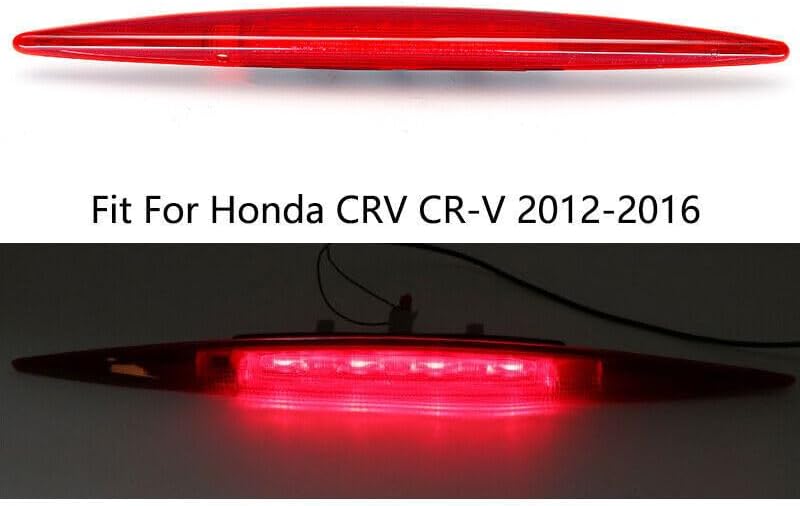 ya 4 8.24 baidi 1 Pack Red Housing High Mount 3rd Brake Stop Light Fits 2015-2016 for Honda CRV CR-V