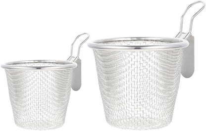 ya 14 9.20 baidi 2 Pcs Colander Set Slotted Spoon Pasta Kitchen Hot Pot Strainer Strainers-1