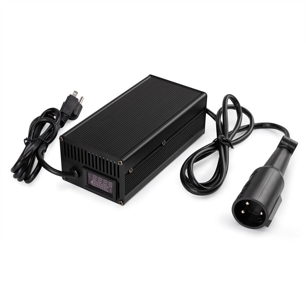 ya 6 8.14 1 Pack Battery for Charger Connector Round 3 Pin Plug Charging 48V 5A for EzGo for Golf Cart 