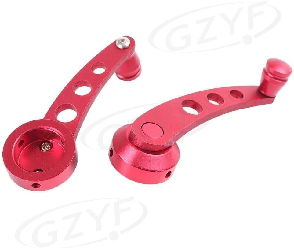 ya 12 10.8 baidi Car Window Winder Crank Glass Handle Alu for Mini um Knob Kit Universal Red