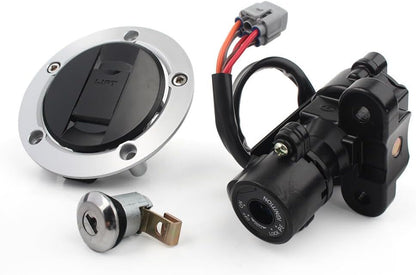 ya 6 8.24 baidi Ignition Switch Fuel Gas Tank Cap Lock Key Set for Suzuki GSXR600 750 1000