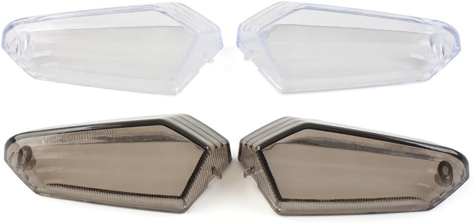 ya 4 8.10 2pcs Motorcycle Rear Turn Signal Light Lens for Kawasaki NINJA 300 650 1000