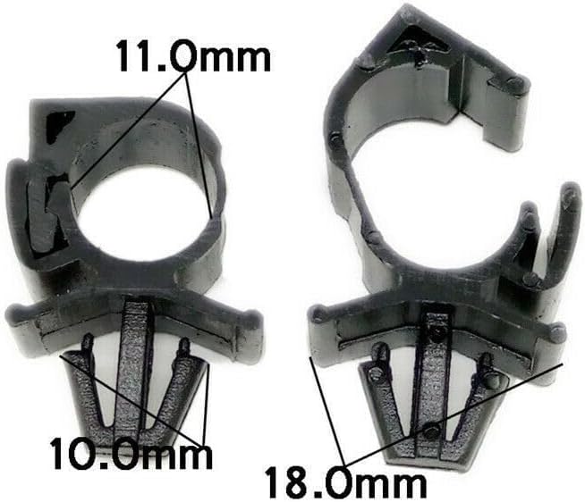 ya 4 8.14 40x Wiring Harness Fastener For Car Route Fixed Clips Pipe Tie Wrap Cable Clamp