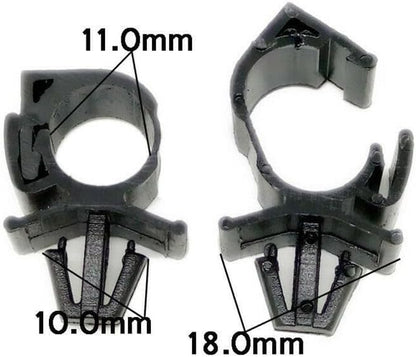 ya 4 8.14 40x Wiring Harness Fastener For Car Route Fixed Clips Pipe Tie Wrap Cable Clamp