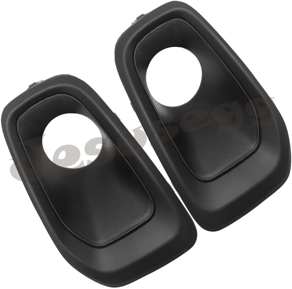 ya 9 10.24 Front RH&LH Bumper Fog Lights Bezel Cover For 2015 2016 2017 2018 for Jeep Renegade