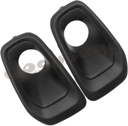 ya 9 10.24 Front RH&LH Bumper Fog Lights Bezel Cover For 2015 2016 2017 2018 for Jeep Renegade