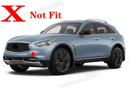 ya 9 10.24 for Infiniti QX70 2014-2017 LED Daytime Running Lights & Front Fog Lights 2PCS
