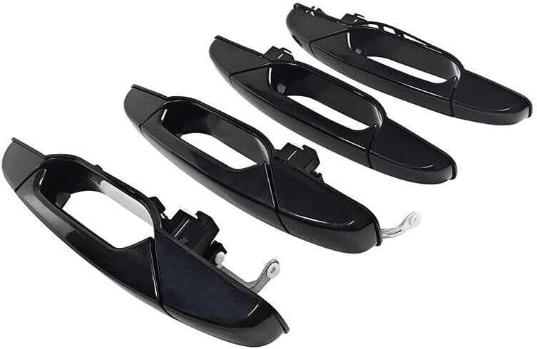 ya 2 8.15 4-Piece Front and Rear Black Door Handles for Chevrolet for GMC Tahoe Yukon Sierra 2007-13