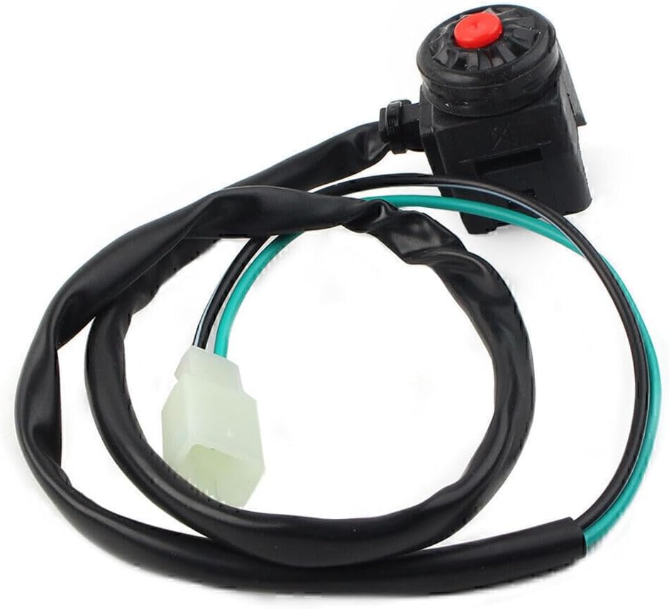 ya 4 8.14 Kill Switch Cutoff Button Red for 50cc 110cc 125cc 150cc PIT Quad Dirt Bike ATV