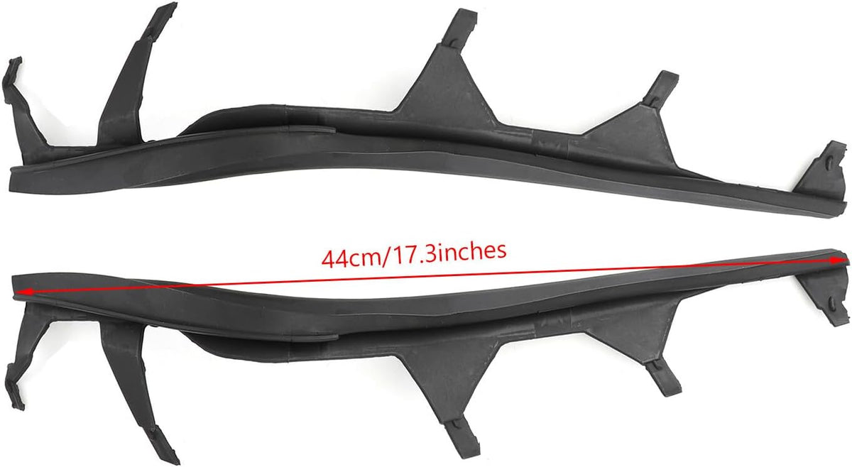 ya 10 9.16 zhengce Set of Left & Right Upper Headlight Cover Strips Pair Fit E46 325i 02-05 U1