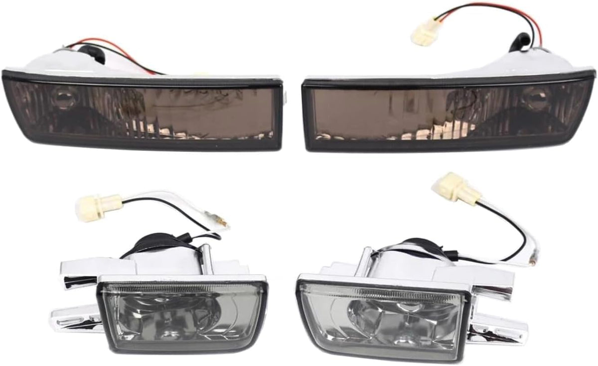 ya 14 9.20 zhengce Front Bumper Fog Light +Turn Signal Lamp Smoked for VW for JETTA MK3 for G-1