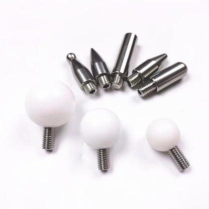 ya 4 8.24 baidi Car Paintless Dent Repair Knock Down Pen Replace Head Stainless Ball Kit 8pcs