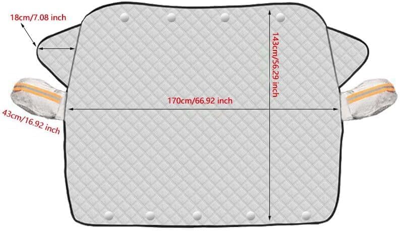 ya 28 10.13 zhengce New Car Windscreen Windshield Front Glass Sun Shade Cover Snow Frost Prote