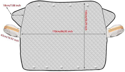 ya 28 10.13 zhengce New Car Windscreen Windshield Front Glass Sun Shade Cover Snow Frost Prote