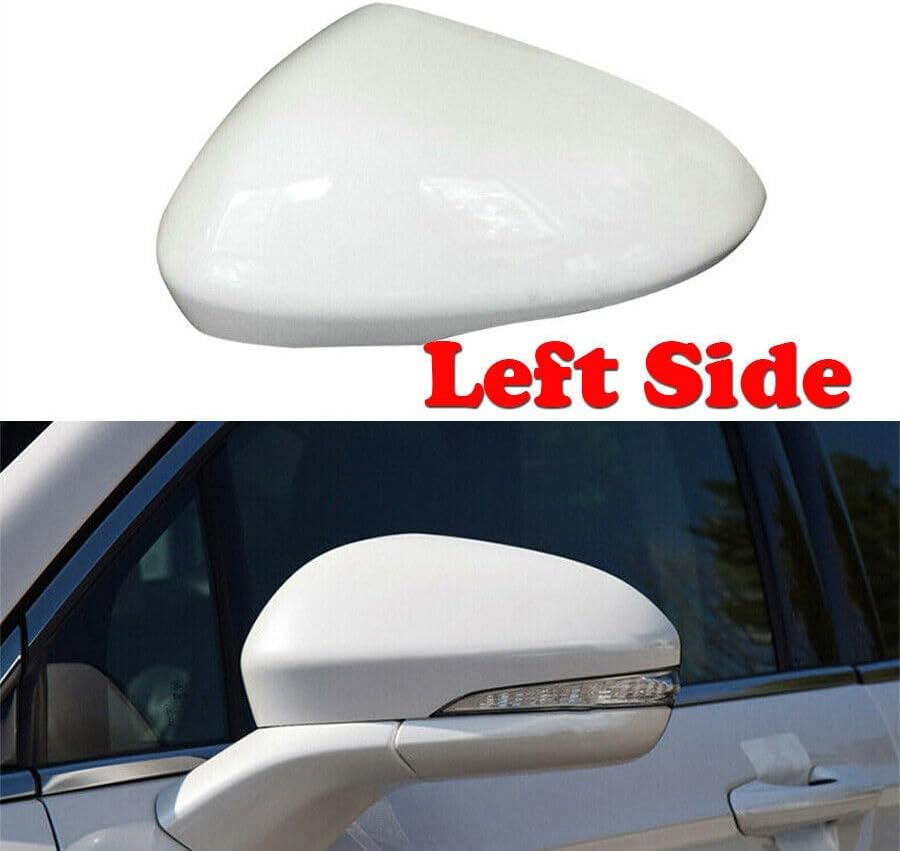 ya 4 8.24 baidi Left driver's side mirror cap white ABS suitable for Ford Fusion 2013-2021