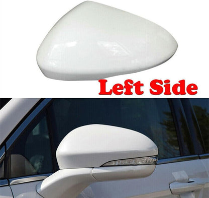 ya 4 8.24 baidi Left driver's side mirror cap white ABS suitable for Ford Fusion 2013-2021