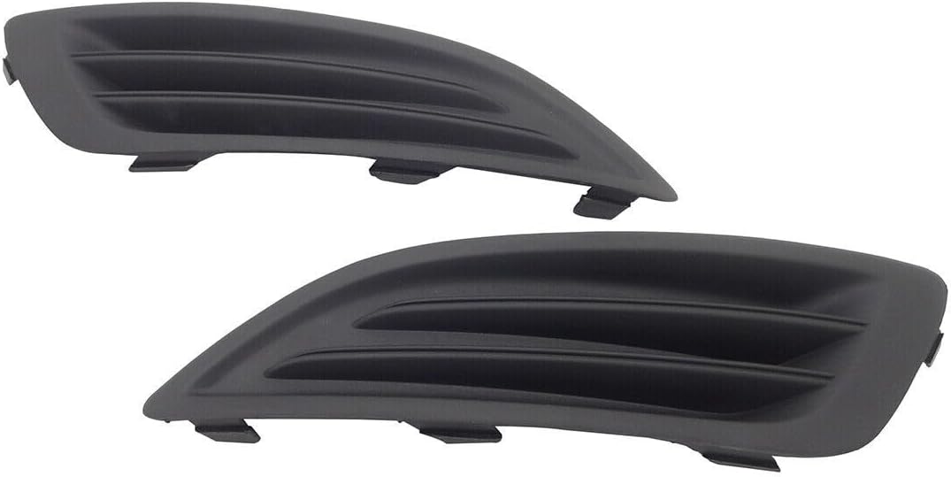ya 10 9.16 zhengce 1Pair Front Fog Light Lamp Grille Cover Bezel w/o Hole for Ford Fiesta 2013