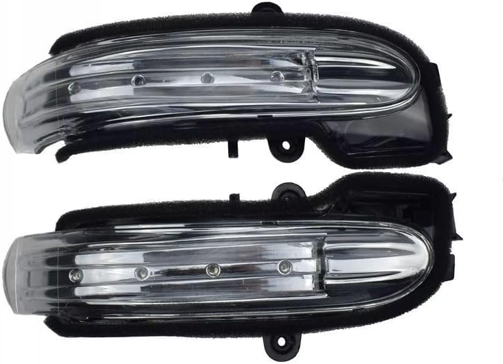 ya 6 8.24 baidi 1Pair Front Left+Right Side Mirror Turn Signal for Mercedes W203 C-Class 00-2007