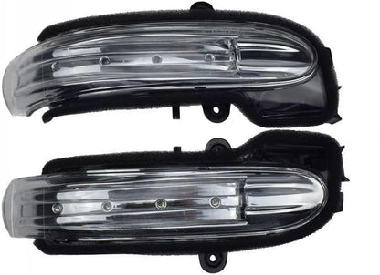 ya 6 8.24 baidi 1Pair Front Left+Right Side Mirror Turn Signal for Mercedes W203 C-Class 00-2007