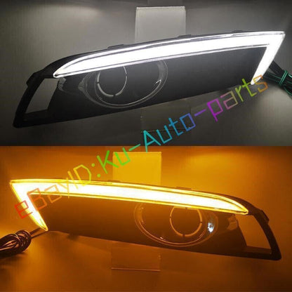 ya 9 10.24 for Hyundai Venue 2020-2023 LED front bumper fog lights B daytime running lights-