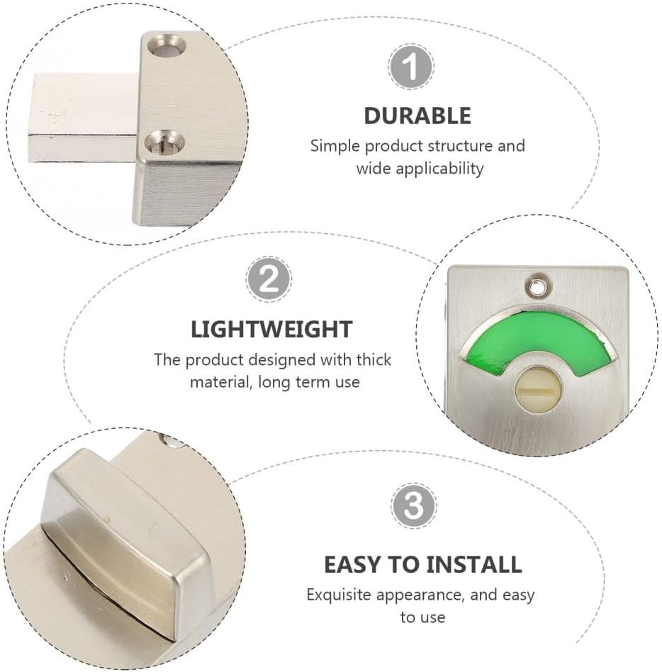 ya 26 10.21 baidi Bathroom Indicator Lock Public Restroom Door Toilet Occupied Vacant
