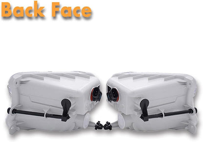 ya 10 9.16 zhengce Clear Lens Bumper Fog Lights Driving Lamps PAIR for Ford Escape Kuga 2017-2
