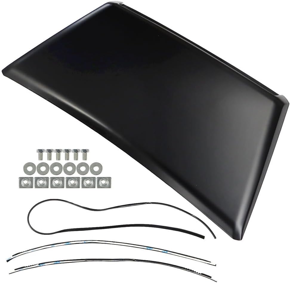 ya 4 8.14 New Hood Scoop Bulge Kit 7618134900 for 14 15-21 for Toyota Tundra 5.7L Black