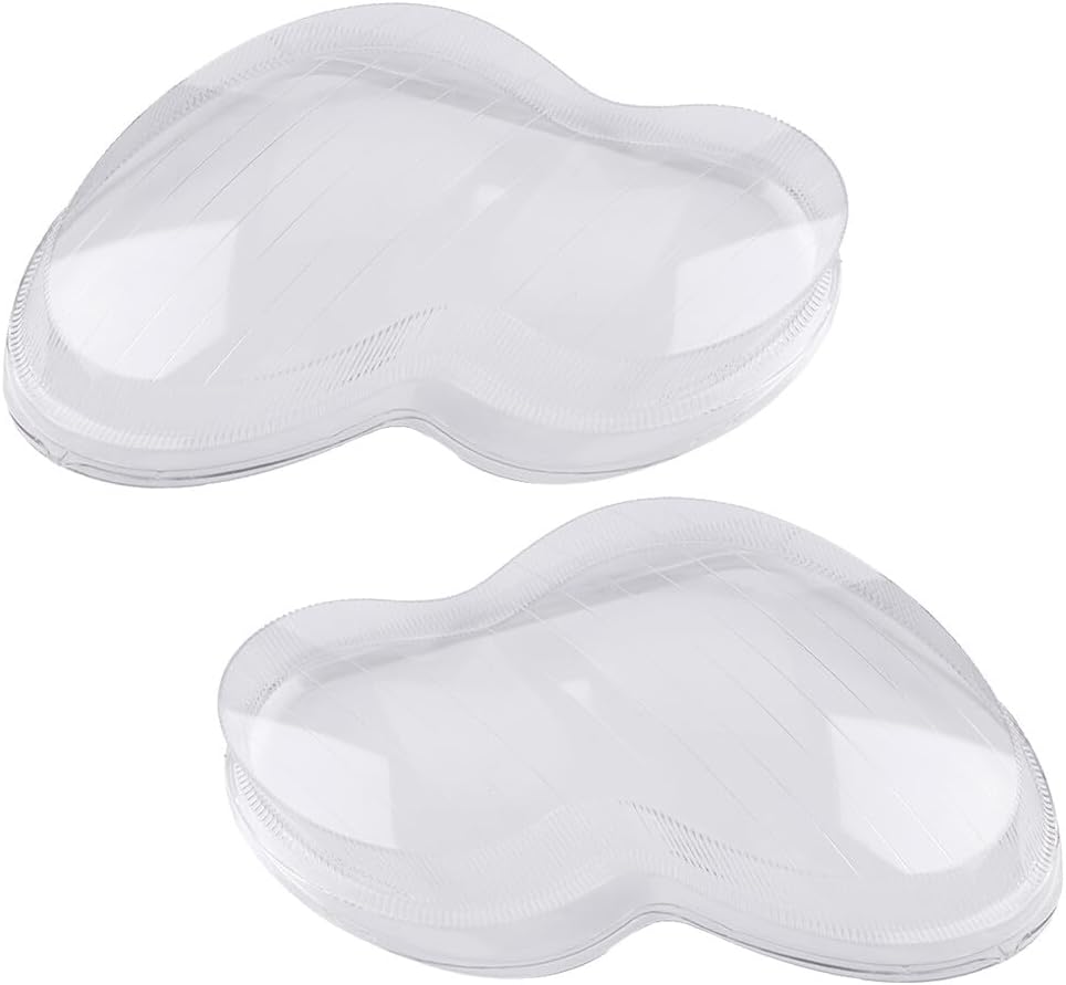 ya 4 8.10 Pair Headlight LampShade Clear Lens Cover For Mercedes 2001-2007 W203 C-Class