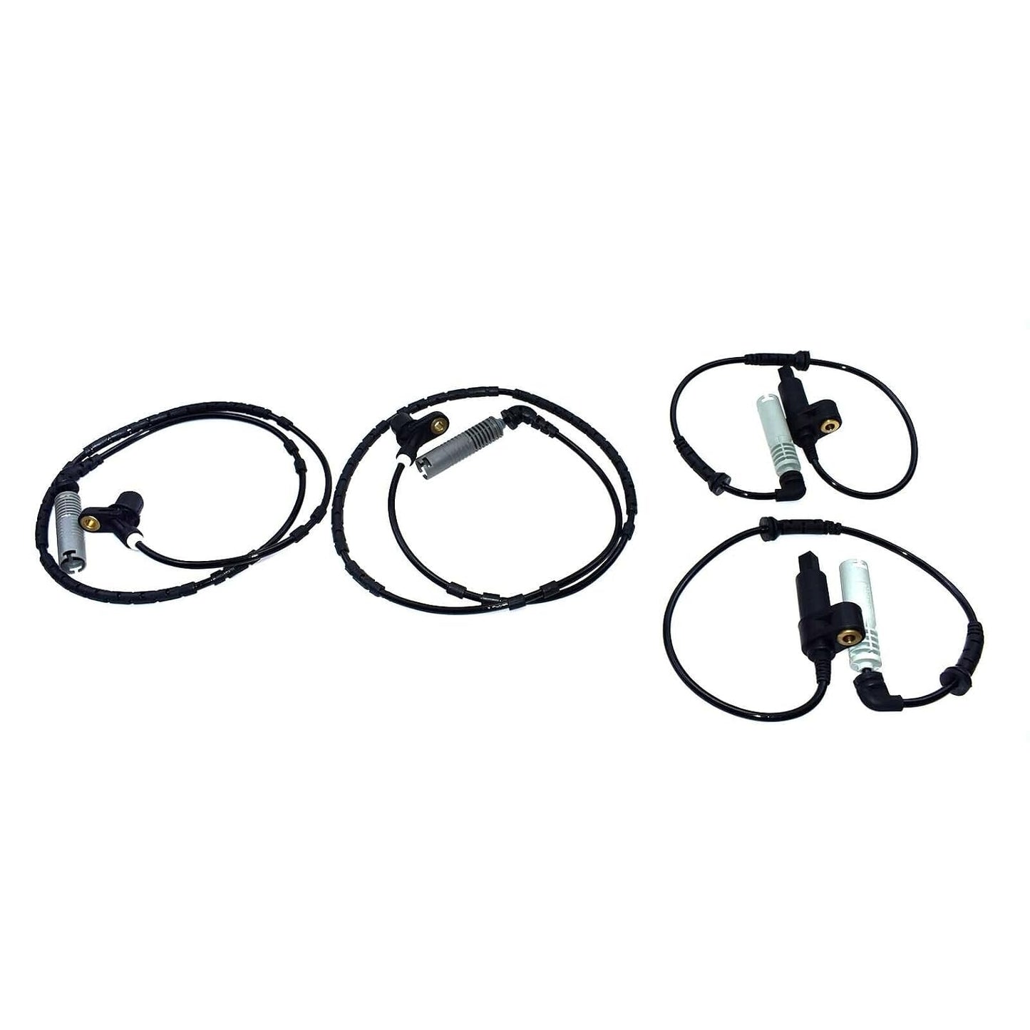 ya 4 8.8 4-Piece Set of Front and Rear ABS Wheel Speed sensors Suitable for BMW E46 OEM 34521164651 34521164652