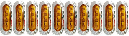 ya 14 9.20 zhengce 10 pieces of amber SMD 4 LED truck side marker lights, gap lights, trailer-1